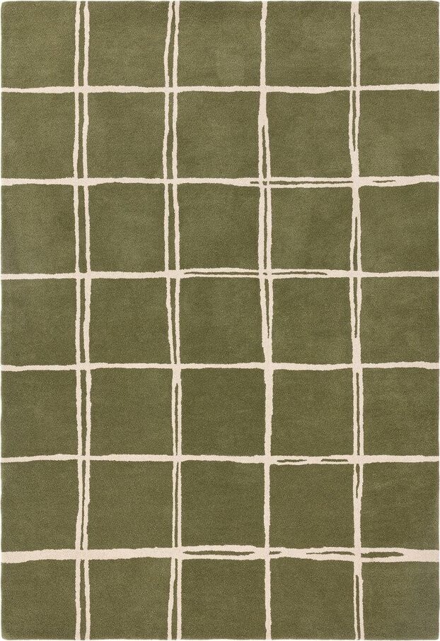 Zelený ručně tkaný vlněný koberec 200x290 cm – Asiatic Carpets