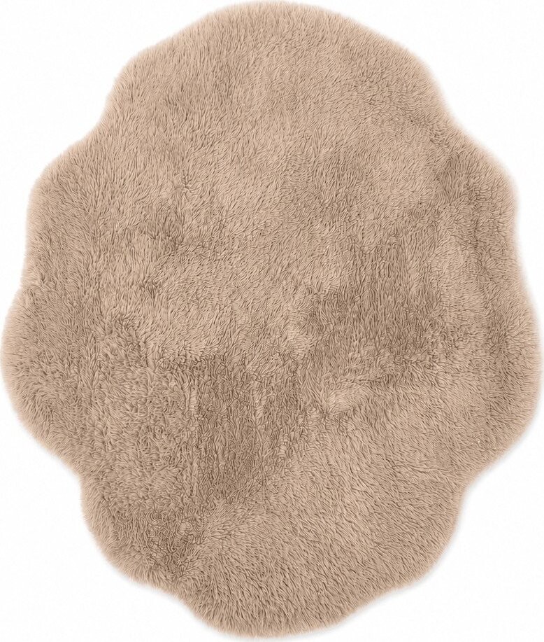 Dětský koberec ve světle přírodní barvě 115x140 cm Mammoth – Meowbaby