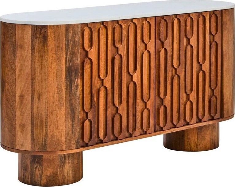 Komoda z mangového dřeva v přírodní barvě 140x75x45 cm Torcino – Premier Housewares