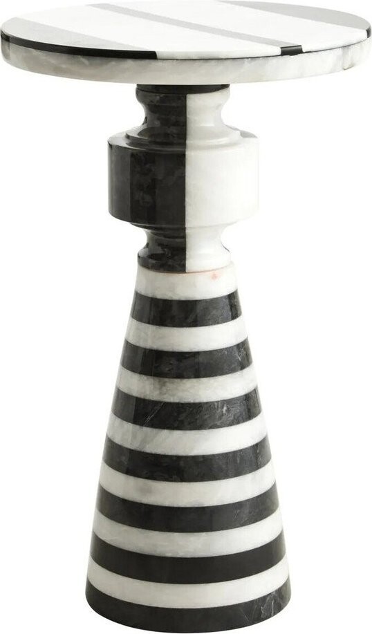 Mramorový kulatý odkládací stolek ø 30 cm Zoro – Premier Housewares