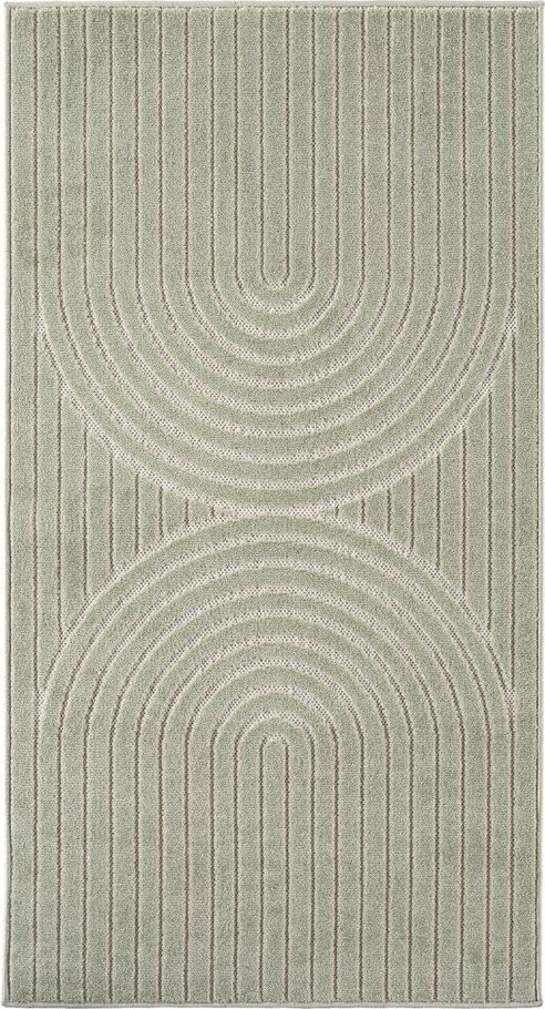 Zelený vnitřní a venkovní koberec 80x150 cm Nova 1201 – Ayyildiz Carpets