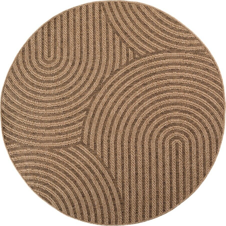 Kulatý vnitřní a venkovní koberec ø 200 cm Timber 1401 – Ayyildiz Carpets