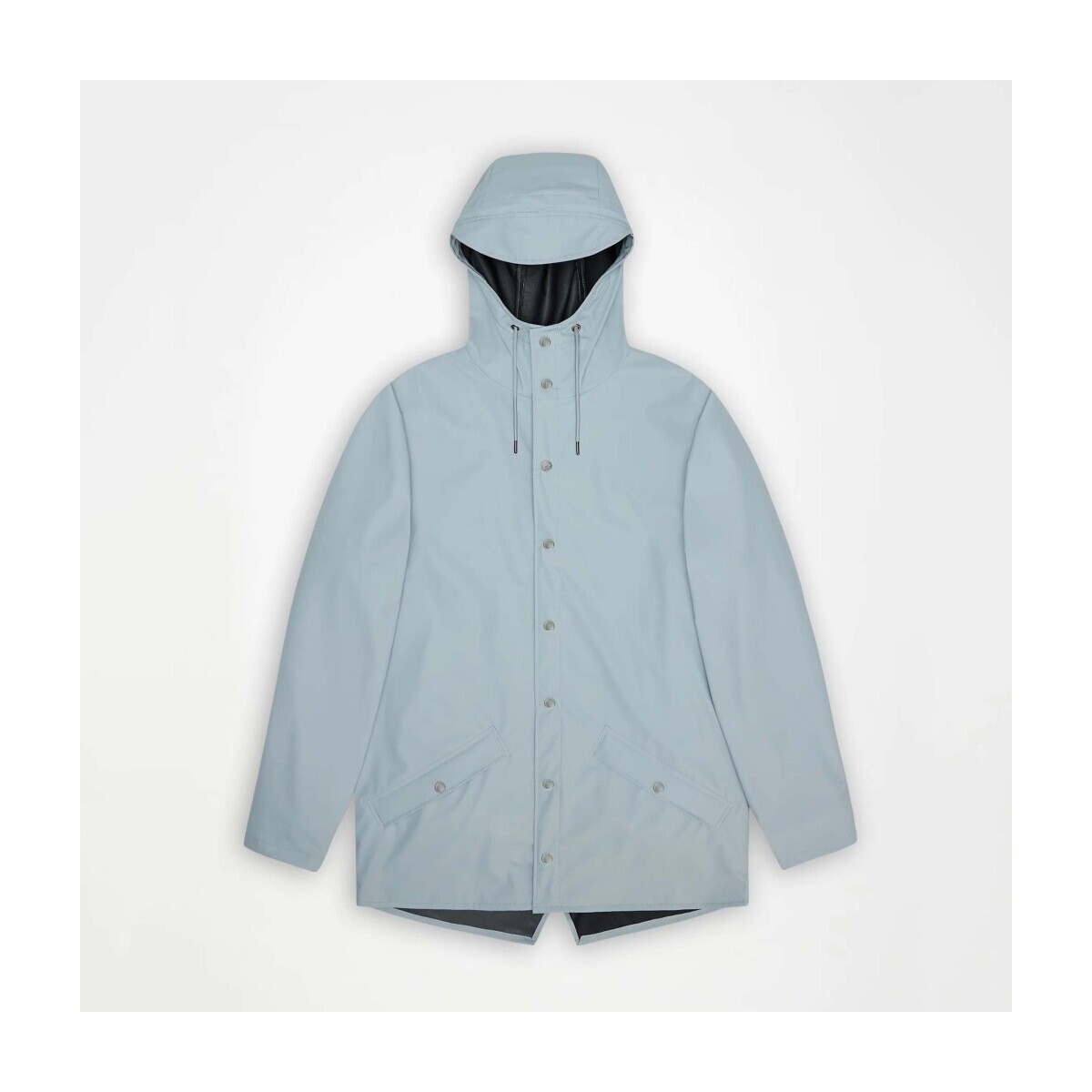 Rains  12010r Long Jacket W3  Šedá