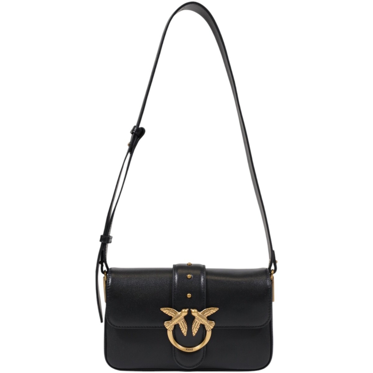 Pinko  LOVE ONE MINI SLOUCHY FL VITELLO 104340 A0QO  Černá