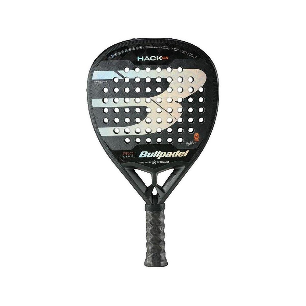 Bullpadel Hack 03 Černá