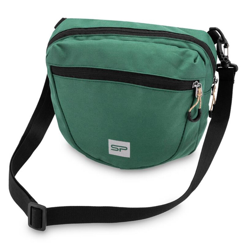 Taška přes rameno Spokey Croco 4 L - zelená-černá