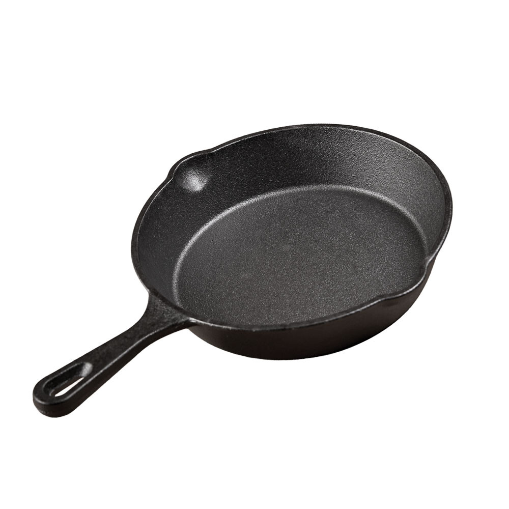 Litinová pánev 15 cm pro dokonalé restování i pečení - černá
