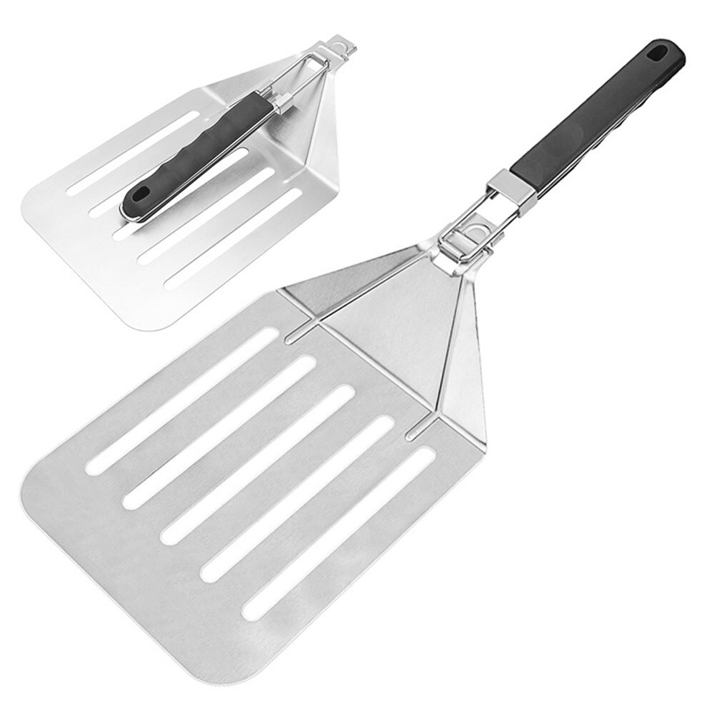Lopatka na pizzu nerezová Dellinger BBQ - stříbrná-černá
