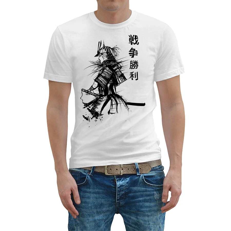 Triko Striker Samurai - bílé, M