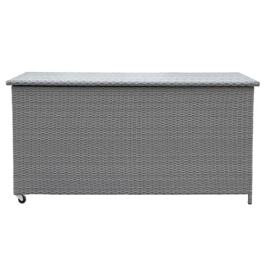 Zahradní úložný box Tejn technoratan 80x80x160 grey