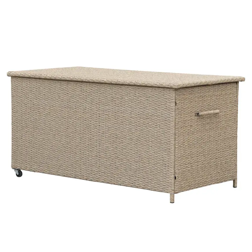 Zahradní úložný box Tejn technoratan 80x80x160 nature