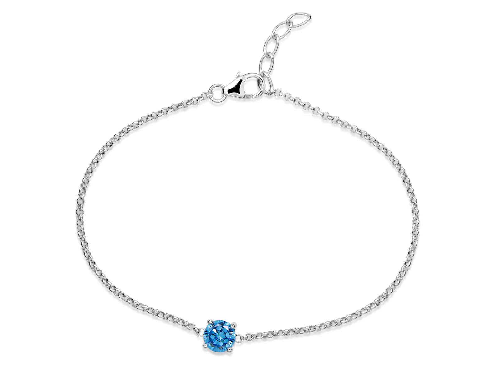 Silver Cat Stříbrný dámský náramek se syntetickým spinelem SC671