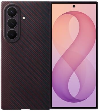 Samsung Carbon Magnetický Kryt pro Galaxy Z Fold 8 Ultra Red