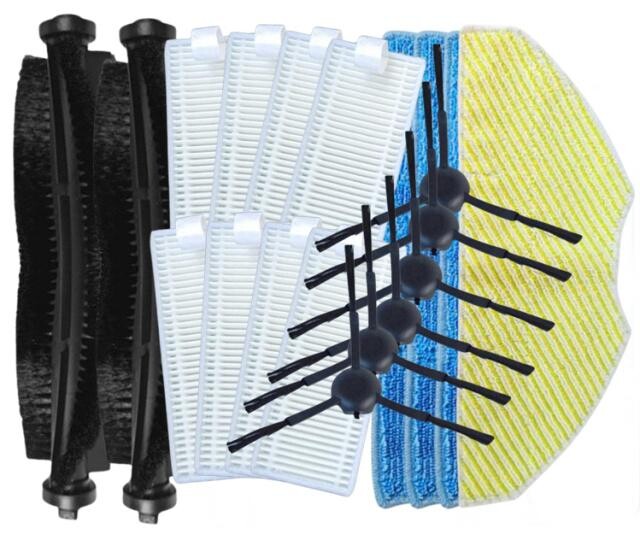 20ks HEPA filtry, kartáče, mopy pro ROWENTA X-Plorer S65, S70+, S75s, S135, S140, S275, S280 sada