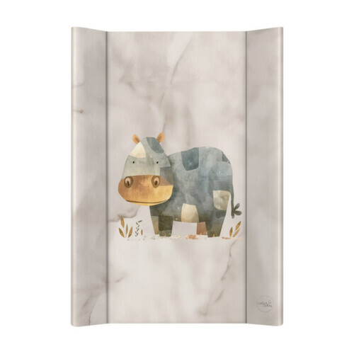 CEBA BABY Podložka přebalovací 2-hranná s pevnou deskou (50x70) Ultra Light Cosy Hippo