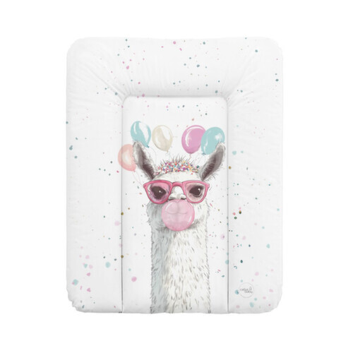 CEBA BABY Podložka přebalovací měkká (50x70) Basic Crazy Lama