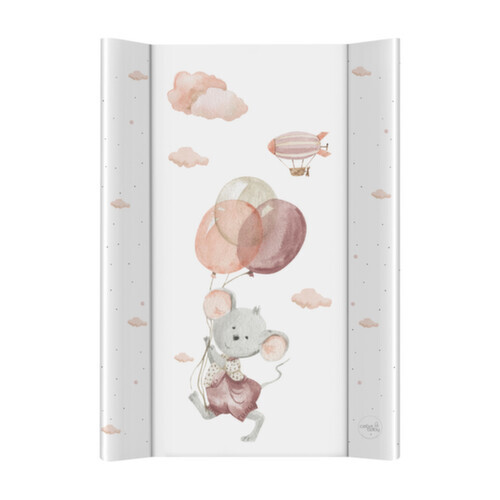 CEBA BABY Podložka přebalovací 2-hranná s pevnou deskou (50x70) Basic Mouse