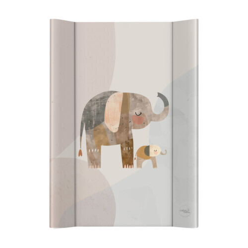 CEBA BABY Podložka přebalovací 2-hranná měkká (50x70) Basic Elephant Family