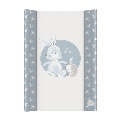 CEBA BABY Podložka přebalovací 2-hranná s pevnou deskou (50x70) Basic Friends