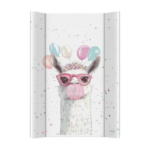 CEBA BABY Podložka přebalovací 2-hranná s pevnou deskou (50x70) Ultra Light Crazy Lama