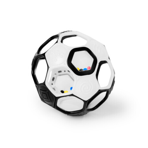 OBALL Hračka Oball RATTLE GOALS? 10 cm Black & White  0m+