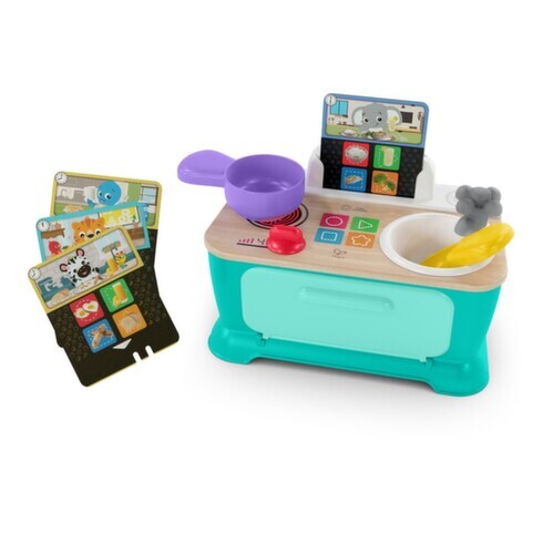 BABY EINSTEIN Hračka hudební Kuchyňka Magic Touch Kitchen? Pretend to Cook HAPE 9m+