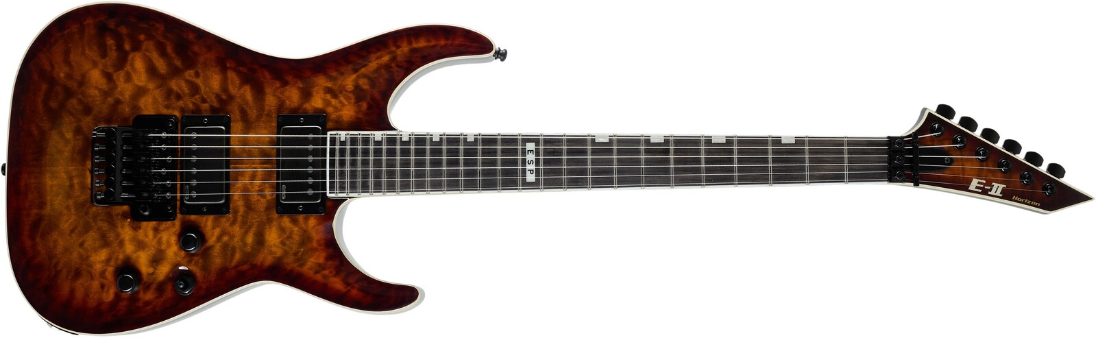 ESP E-II Horizon FR-II Tiger Eye Sunburst