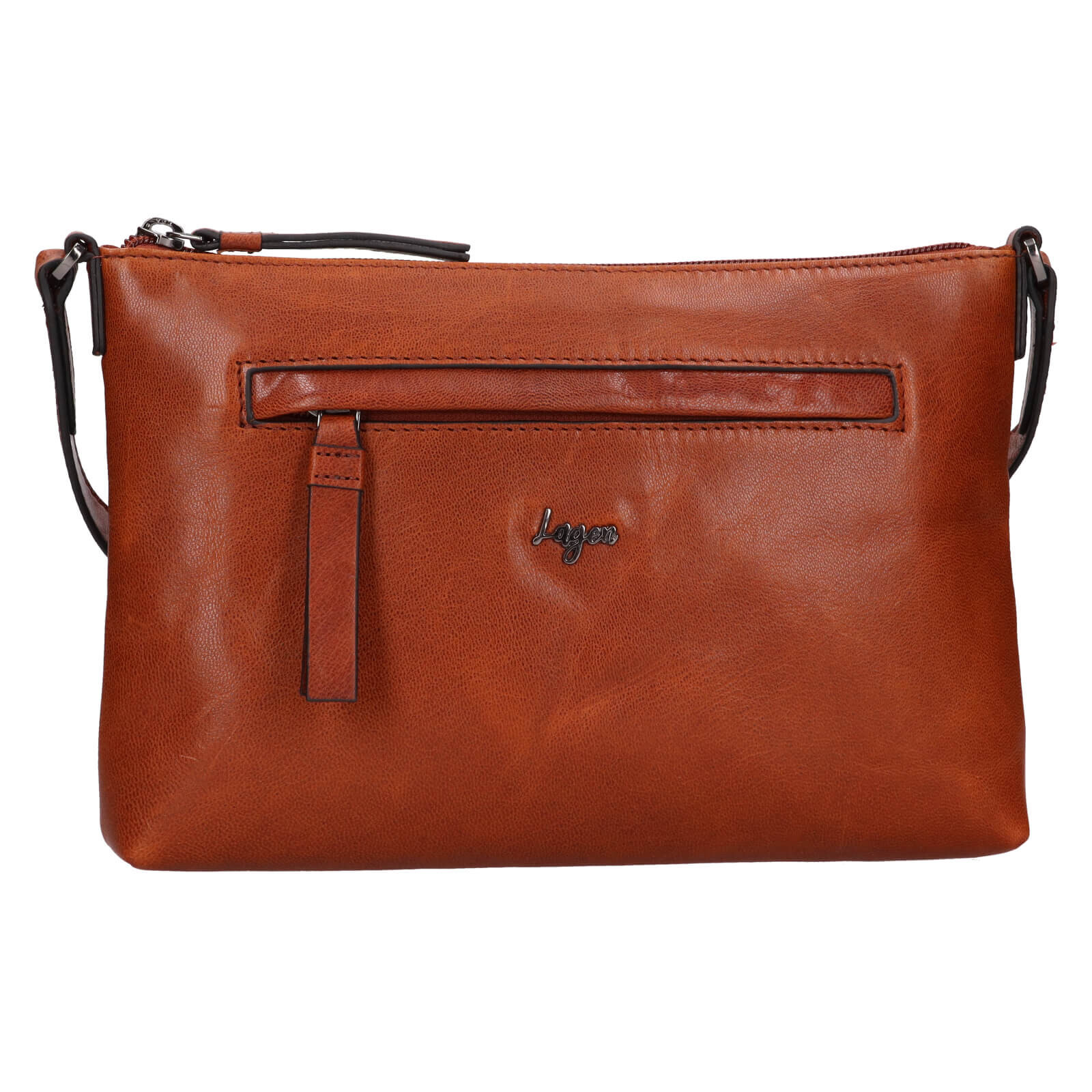 Dámská crossbody kabelka Lagen Mao - koňak