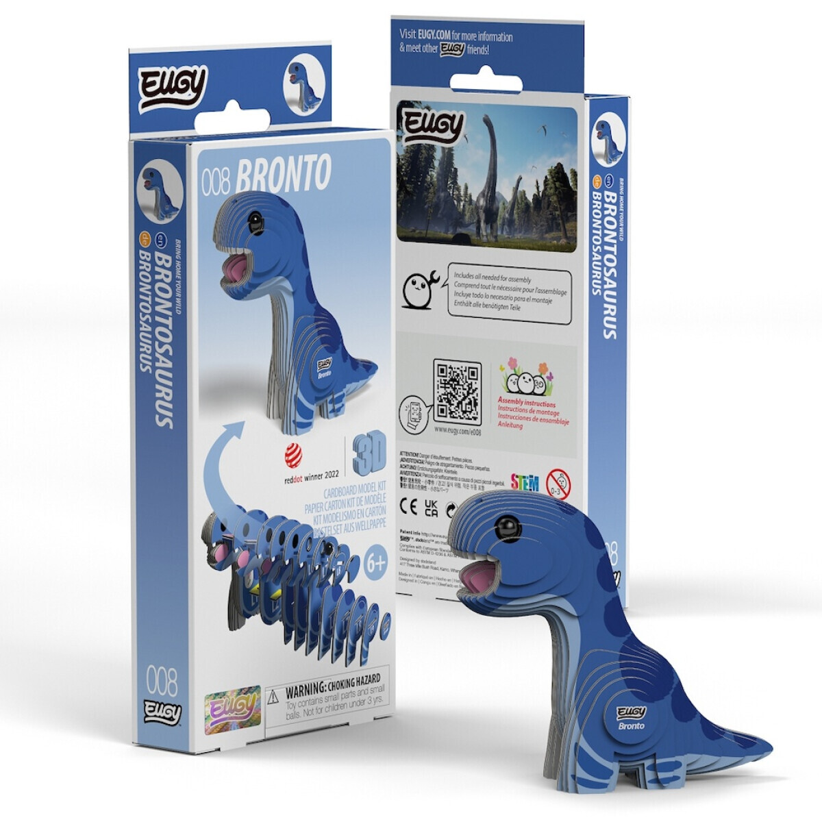 Brontosarus 3D kartonová skládačka