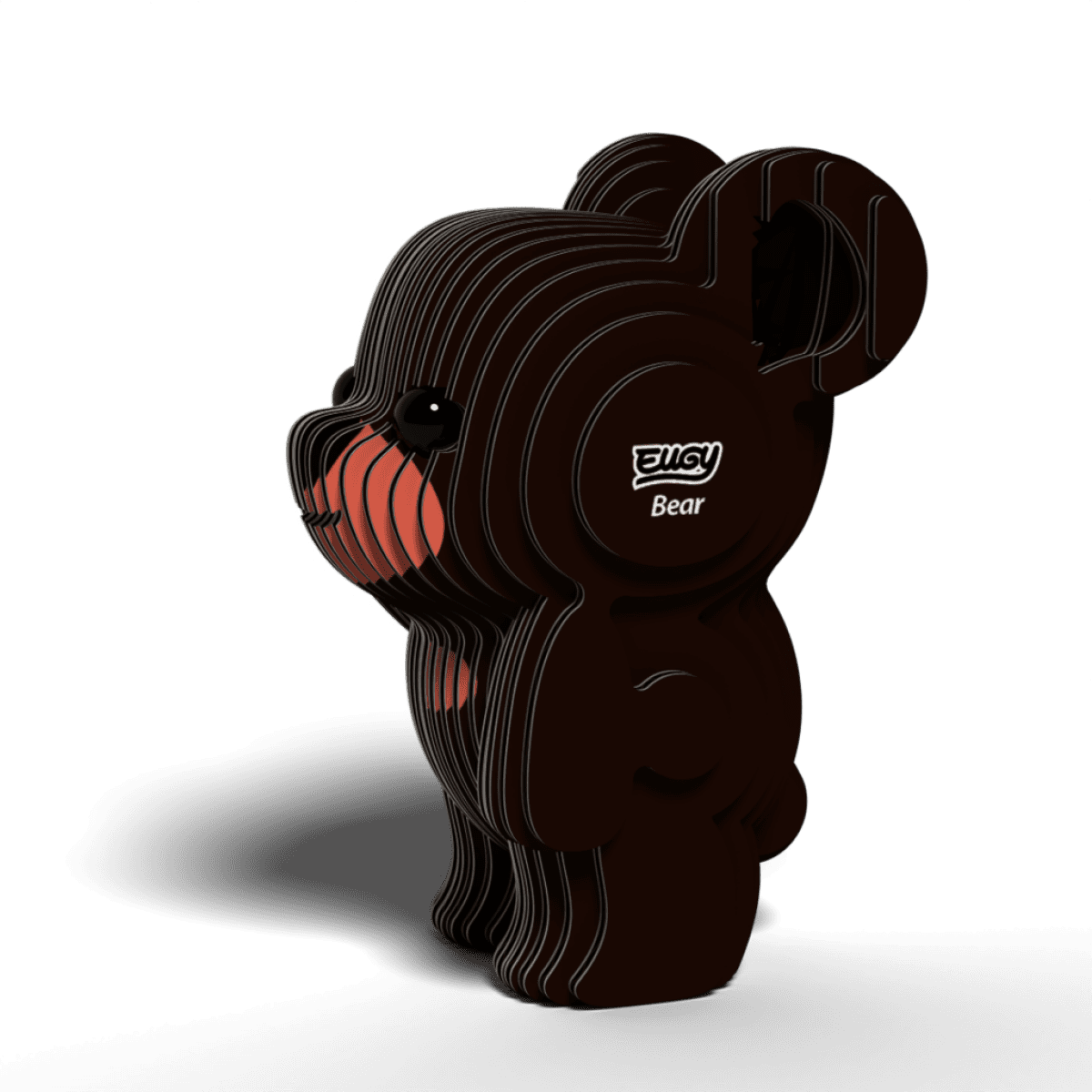 EUGY Medvěd grizzly 3D kartonová skládačka
