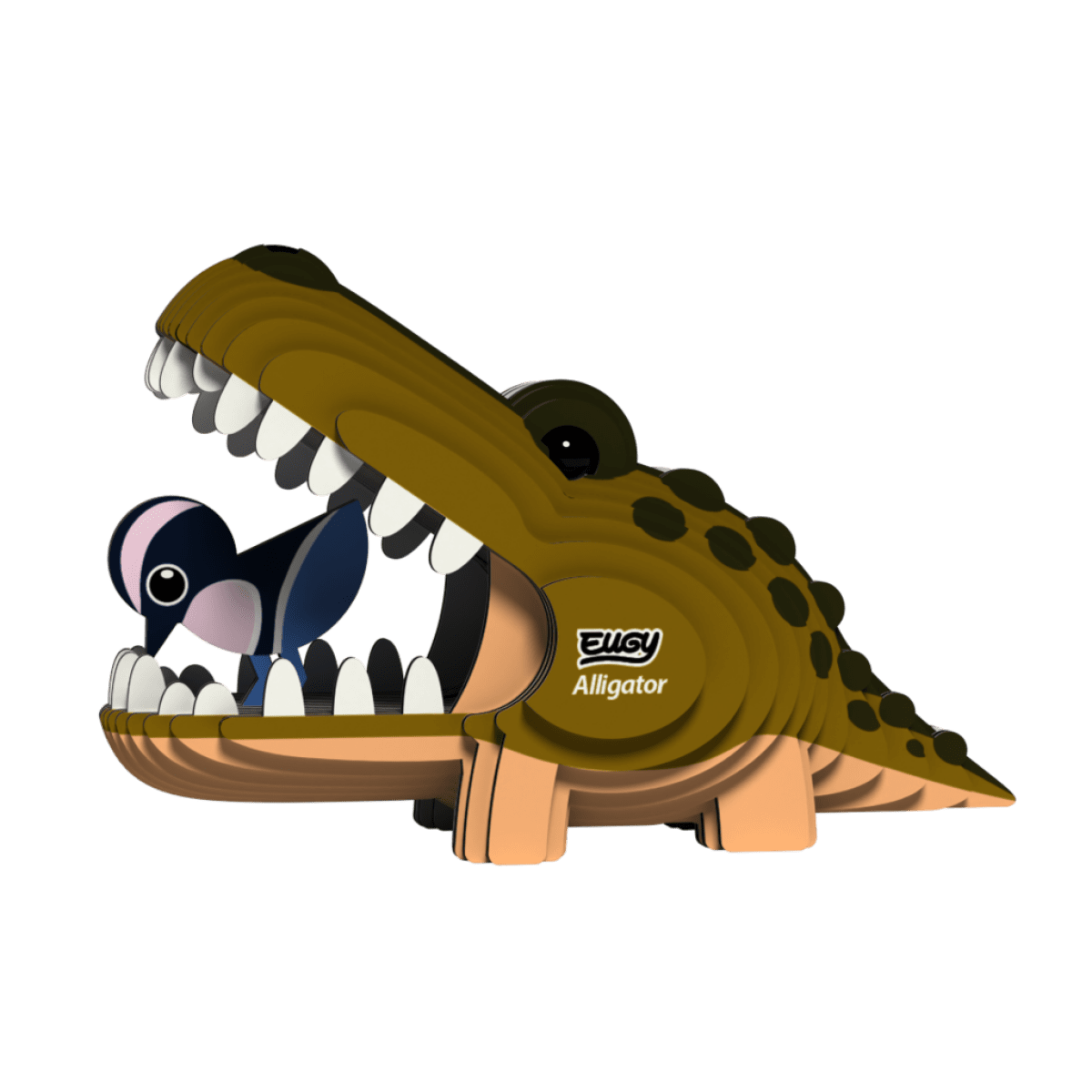 Aligátor 3D kartonová skládačka