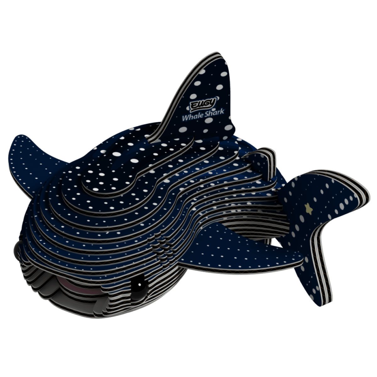 Žralok obrovský 3D kartonová skládačka