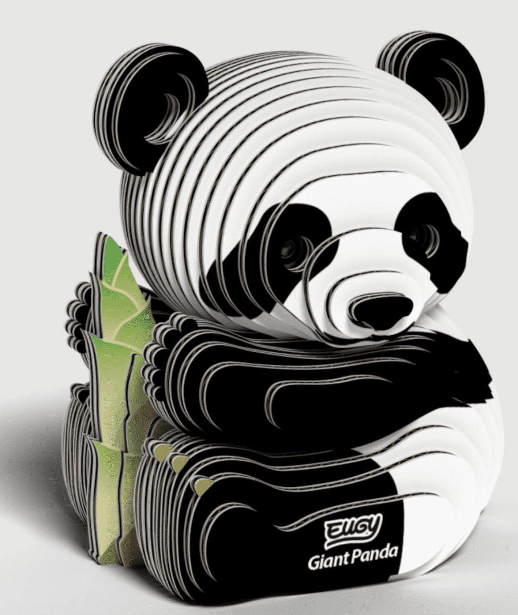 Panda velká 3D kartonová skládačka