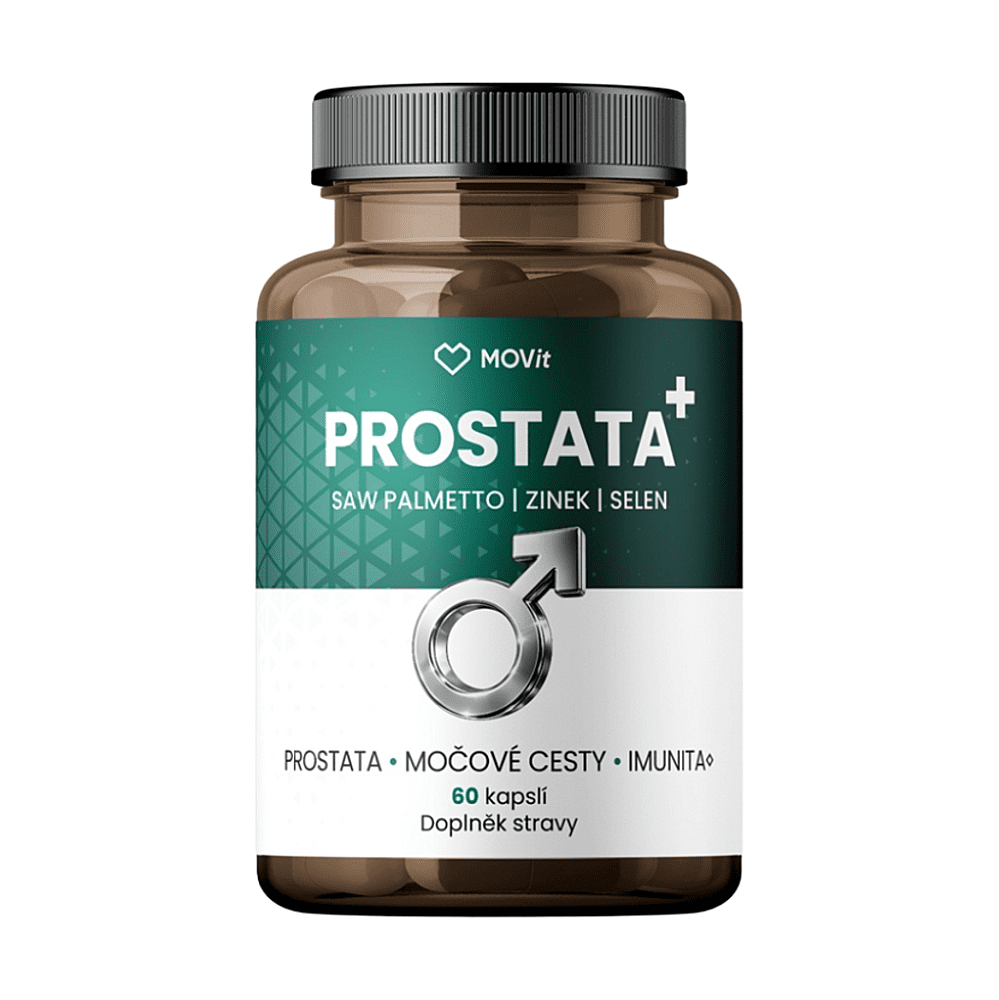 MOVIT ENERGY PROSTATA + Saw palmetto & zinek & selen 60 kapslí