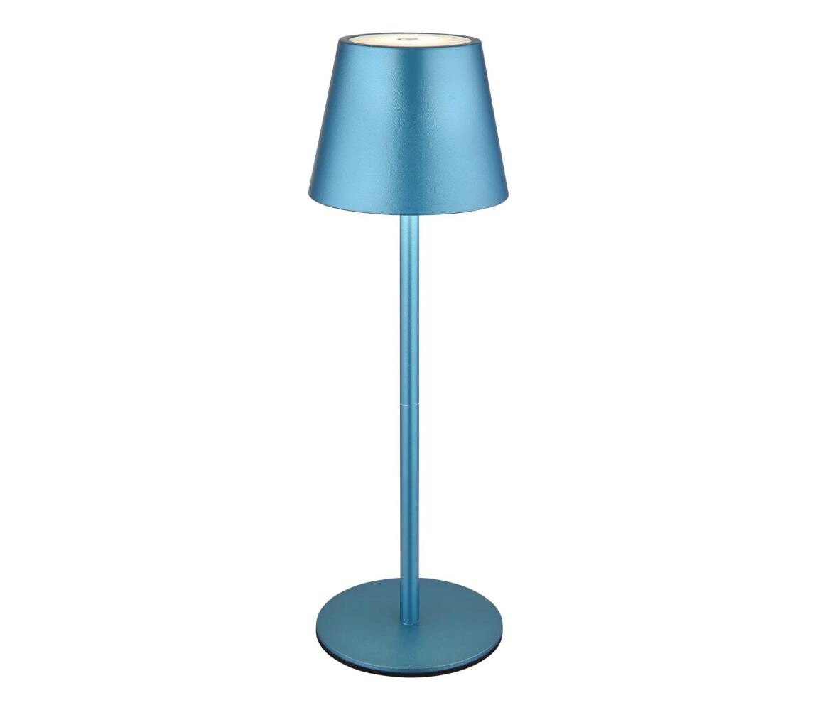 Globo 58488BL-LED Stm dot nab ven stolní lampa VANNIE 3W/5V IP54 1800mAh modrá 58488BL