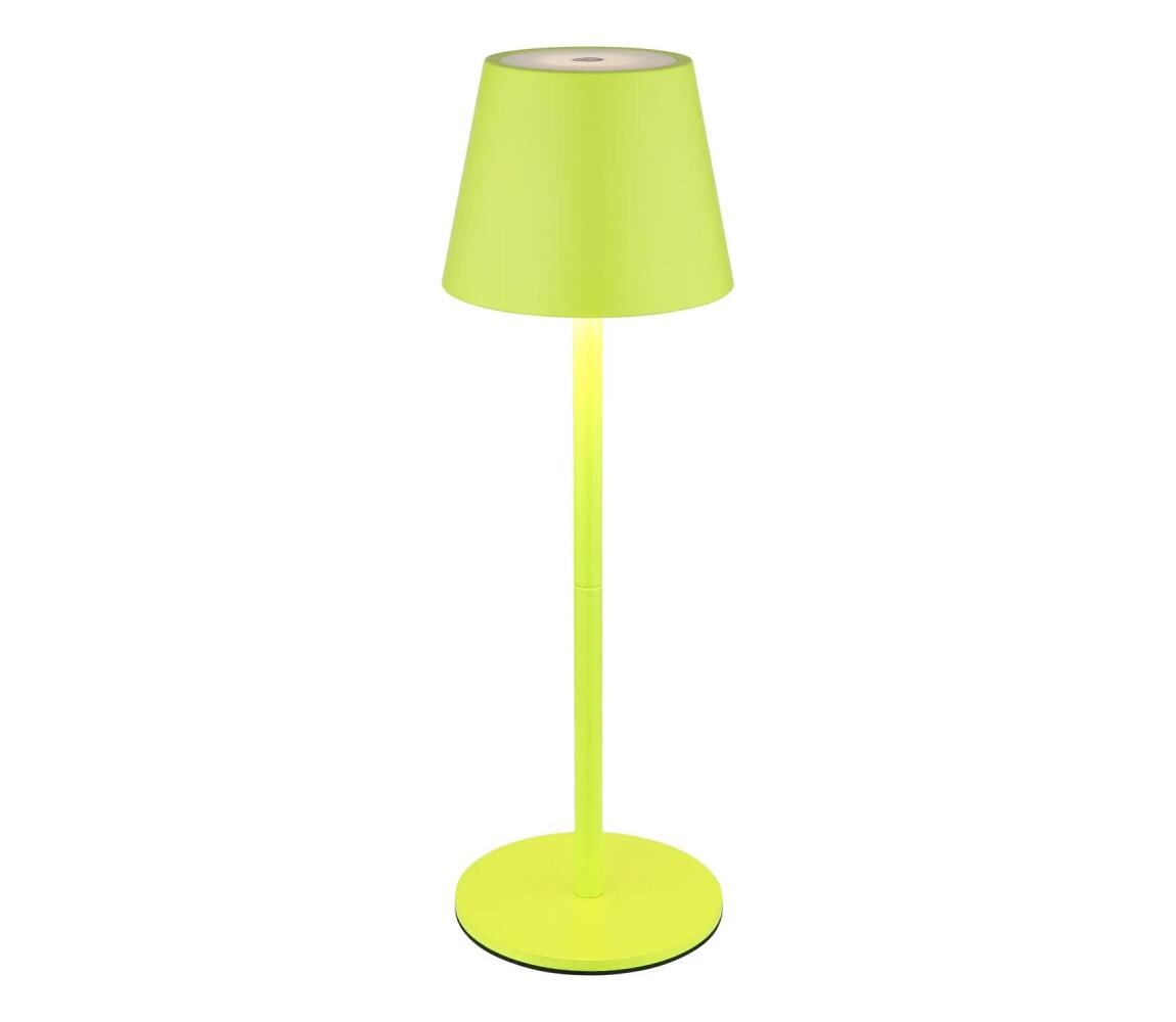 Globo 58488NG-LED Stm dot nab ven stolní lampa VANNIE 3W/5V IP54 1800mAh zelená 58488NG