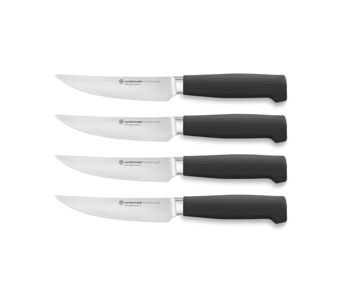 Wüsthof - Sada steakových nožů PARTNER 4 ks černá 1061860401