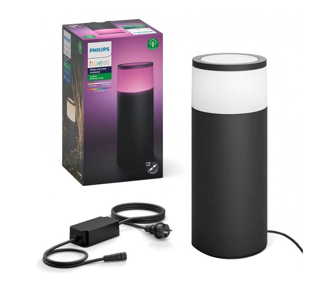 Philips - LED RGB Stmívatelná venkovní lampa Hue CALLA LED/8W/230V IP65 P2468+P4997