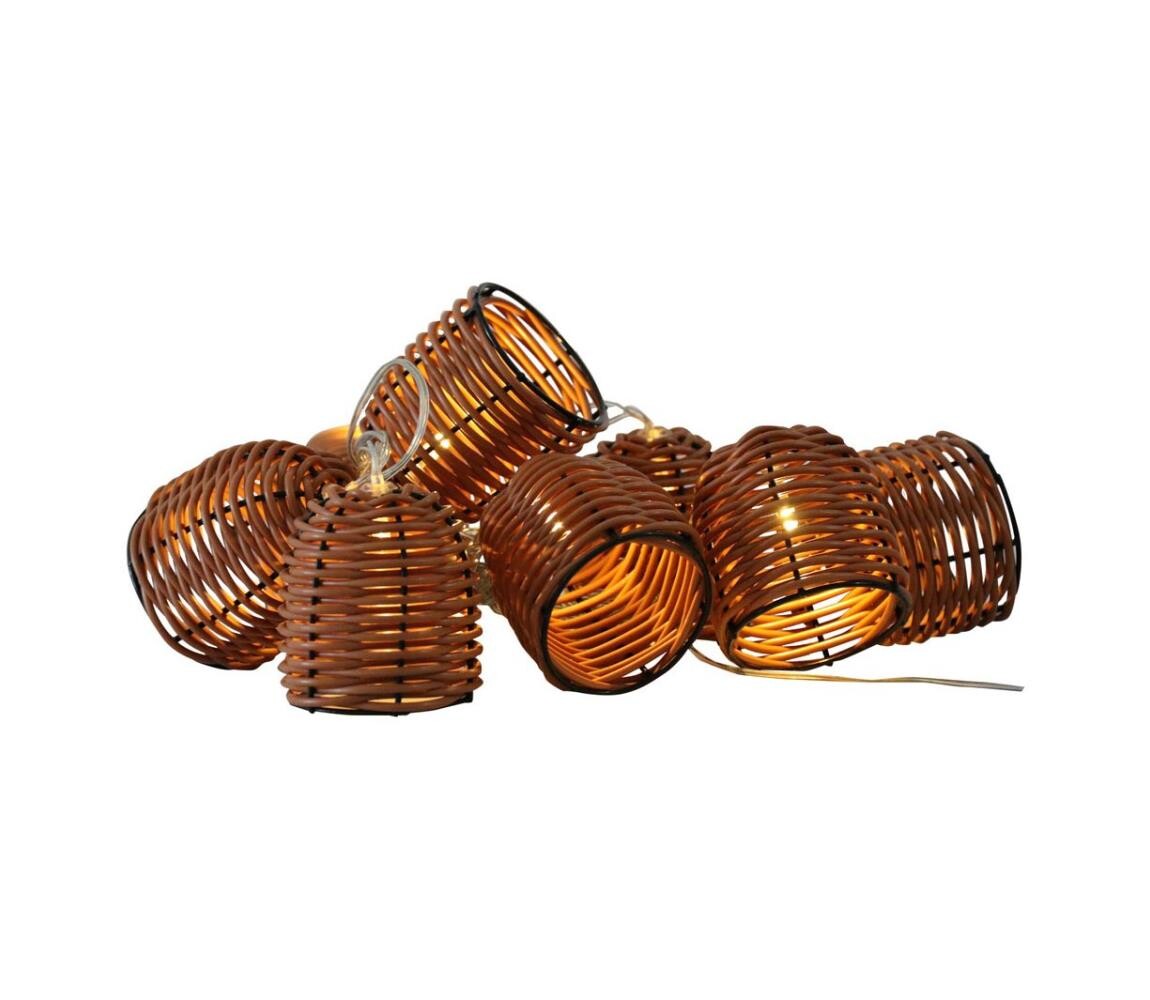 LED Dekorační svítidlo KORG 10xLED/2xAA 313034