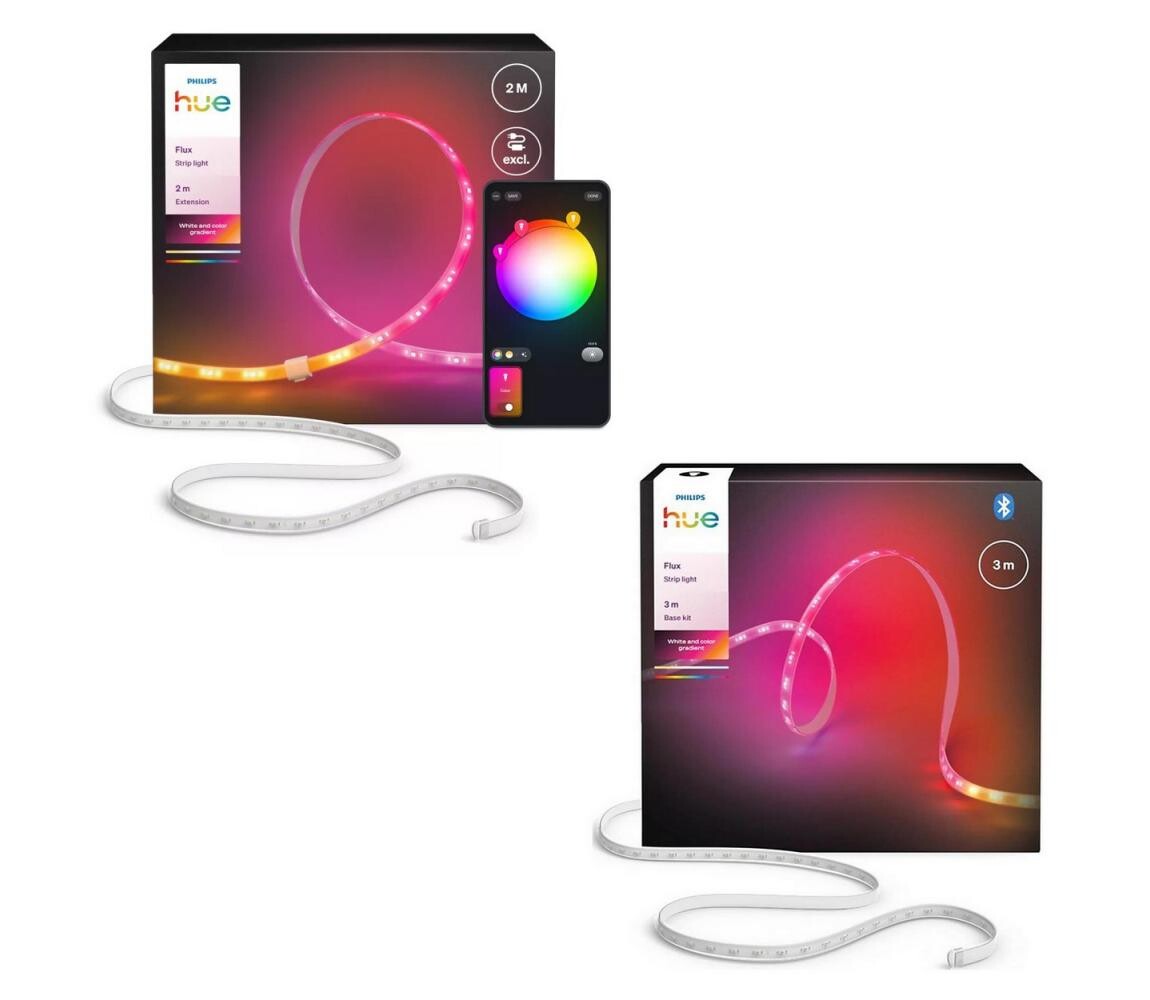 Philips - LED RGBW Stmívatelný pásek Hue FLUX 3+2m LED/31,5W/230V 2200-6500K P7051+P7632