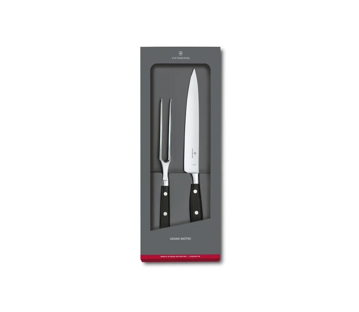 Victorinox - Porcovací sada GRAND MAITRE 2 ks černá 7.7243.2