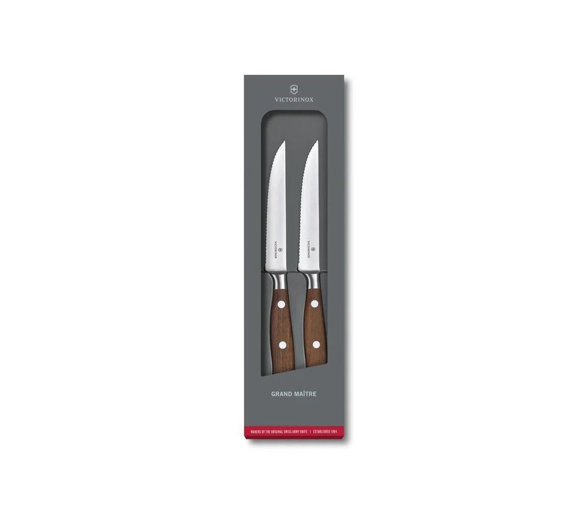 Victorinox - Sada steakových nožů GRAND MAITRE 12 cm 2 ks javor 7.7240.2W