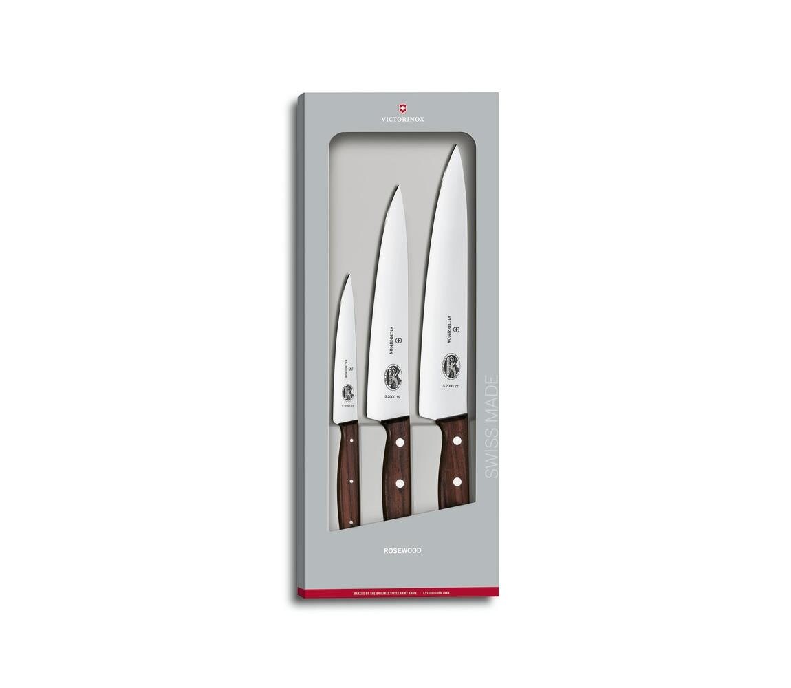 Victorinox - Sada kuchyňských nožů WOOD 3 ks javor 5.1050.3G