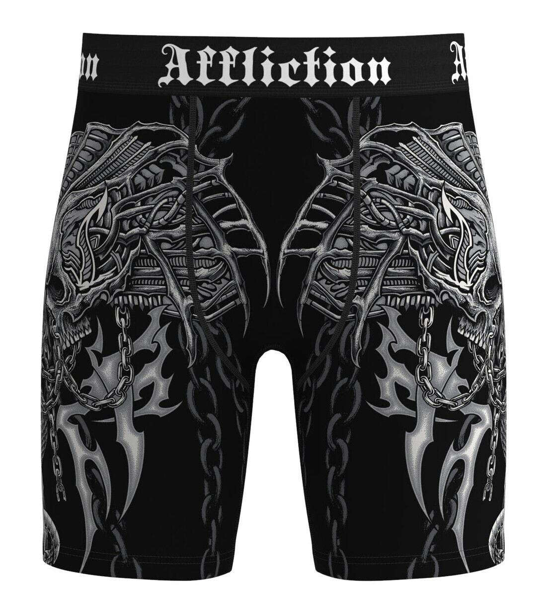 pánské boxerky AFFLICTION - PRIMAL TECH - černé M
