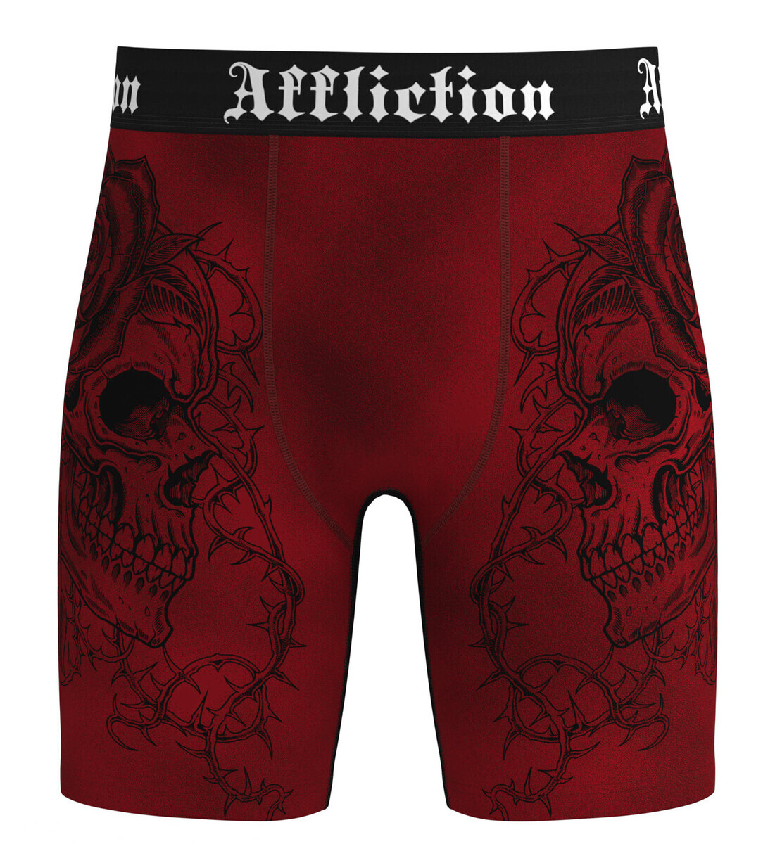 pánské boxerky AFFLICTION - FORGOTTEN - červené M