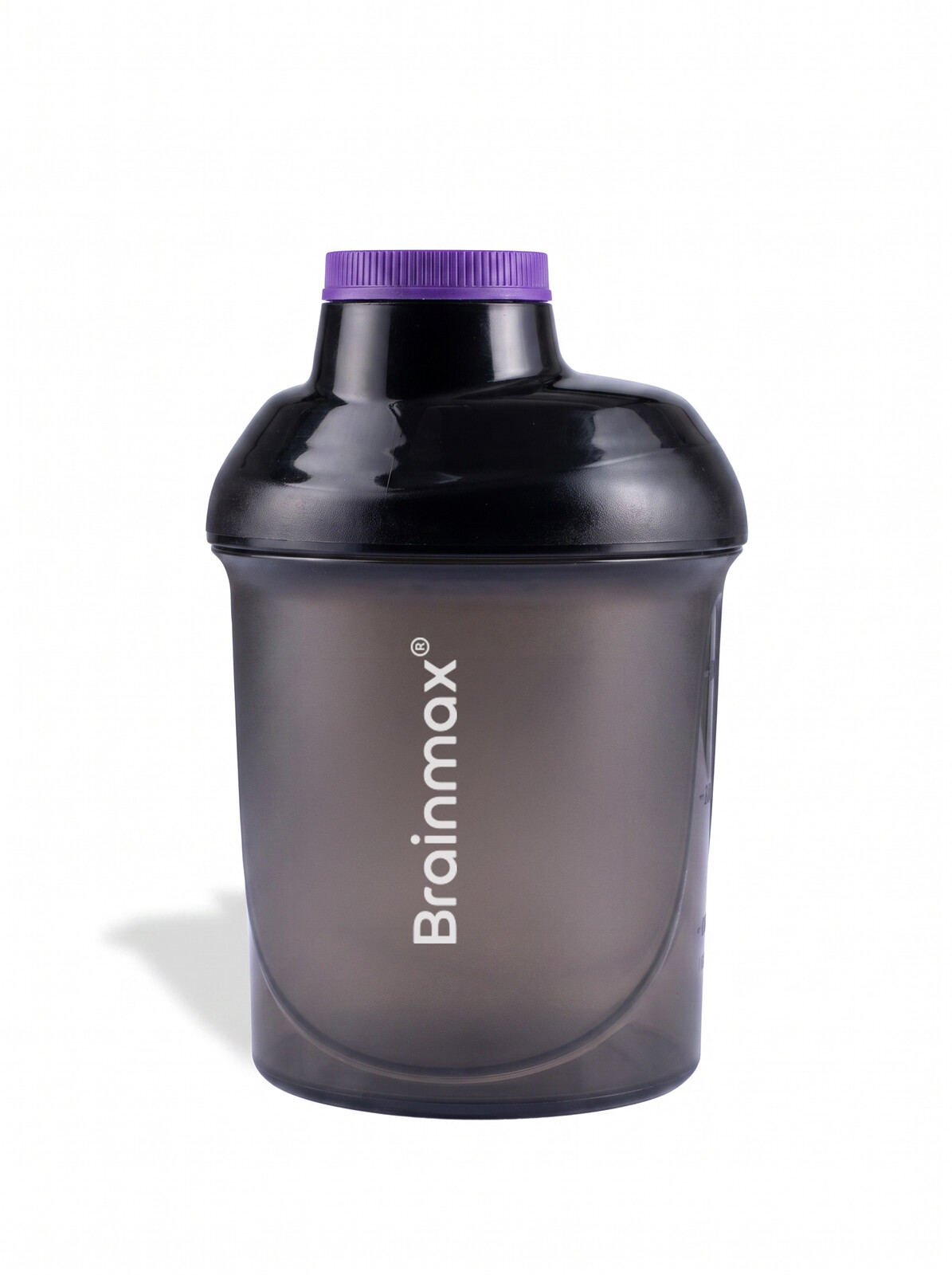 BrainMax plastový shaker (šejkr), černý, 300 ml