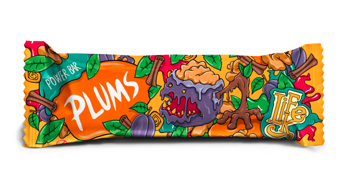 LIFELIKE Power Bar Plums 50g DMT 05/2026