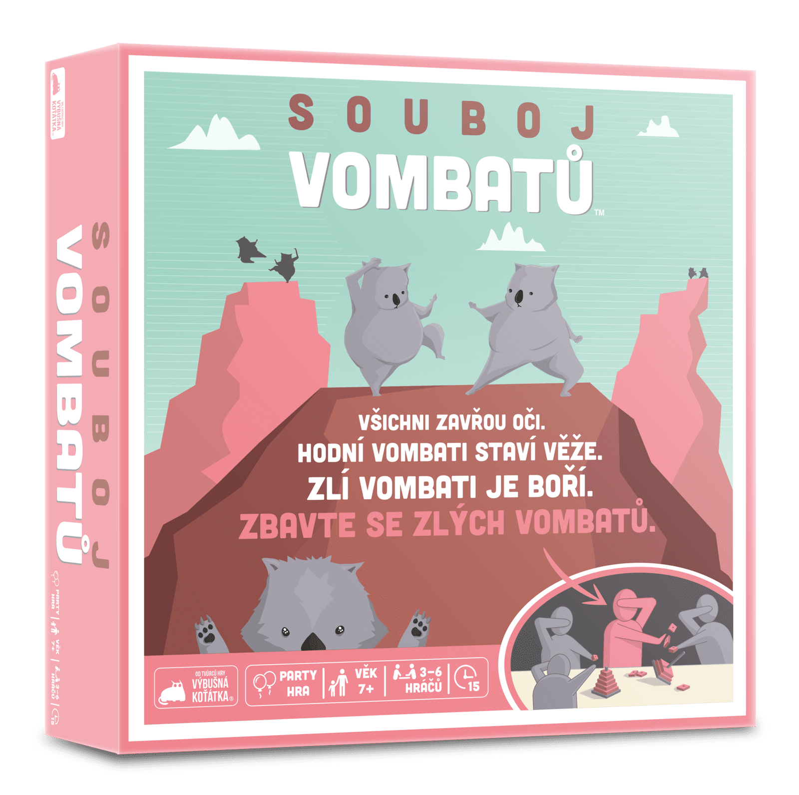 Asmodee Czech Republic Poškozené - Souboj vombatů