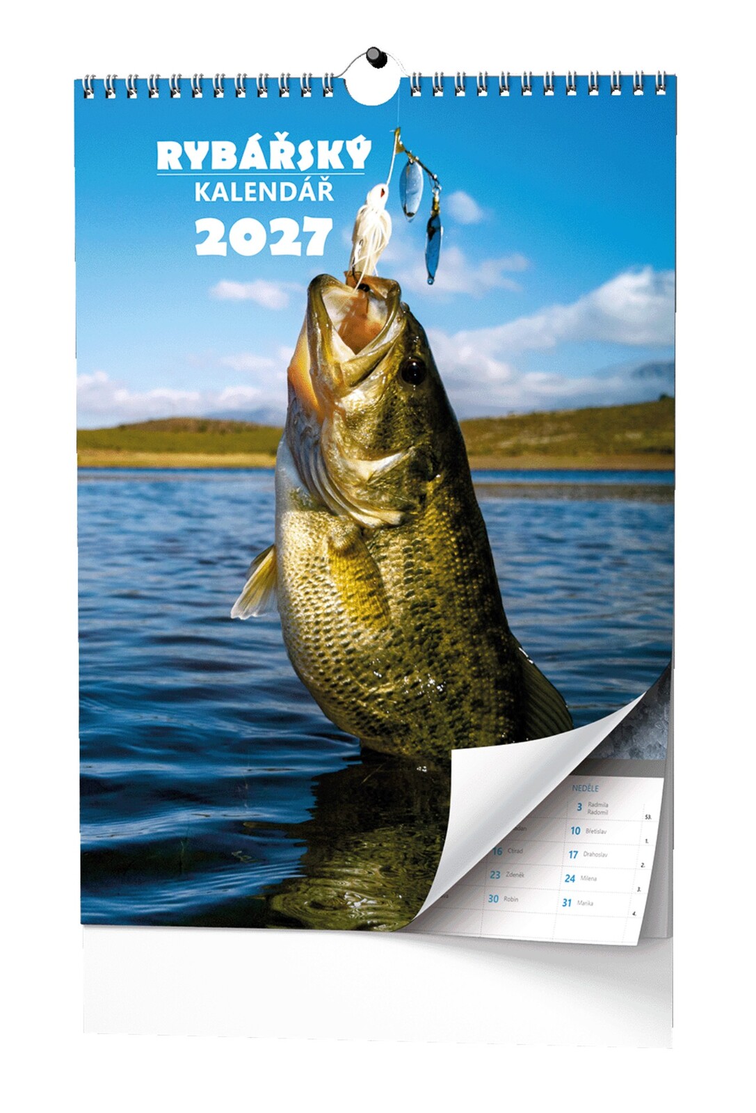 Nástěnný kalendář 2027 Rybářský