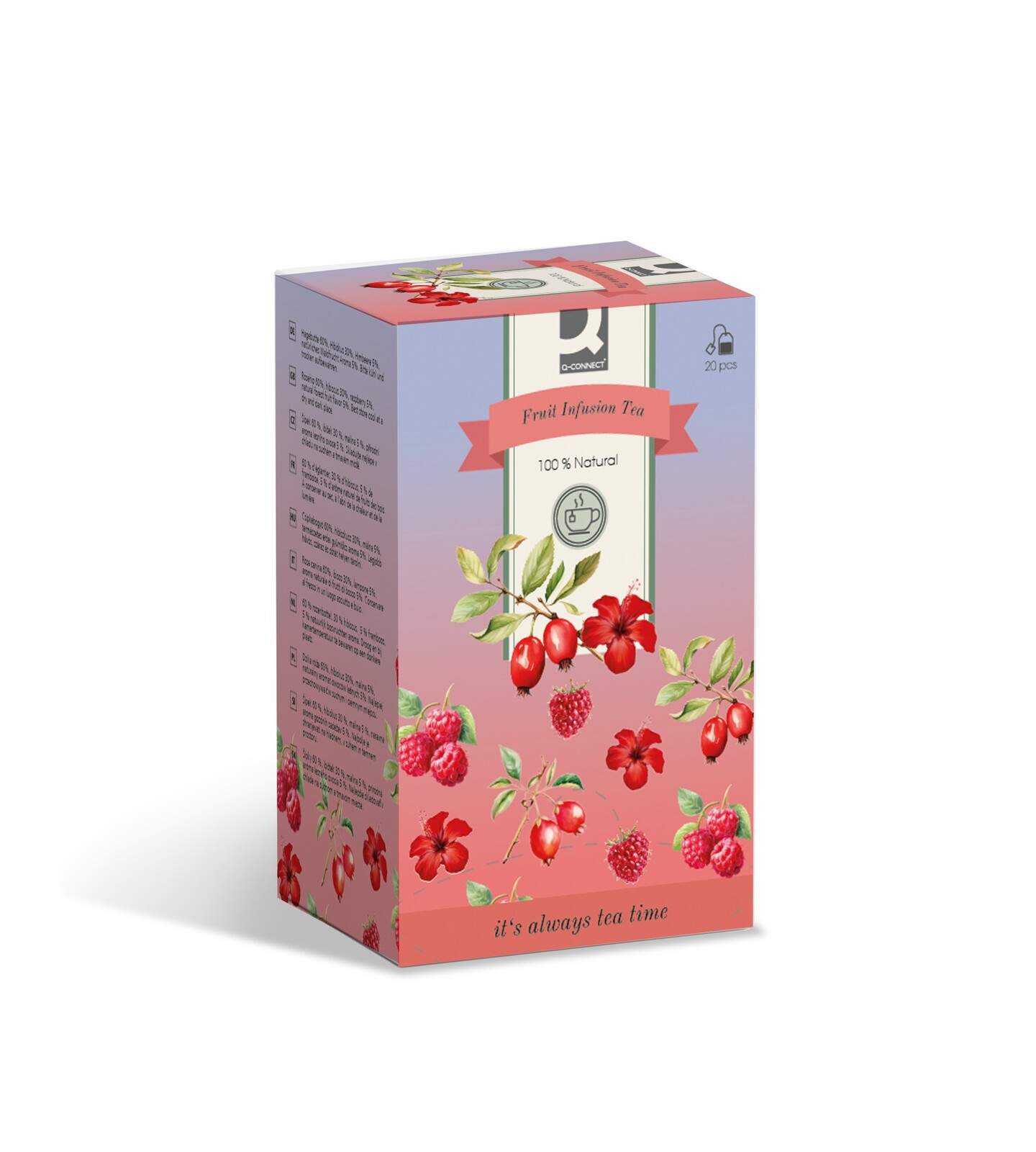 Ovocný čaj Q-Connect - Fruit infusion, 20x 1,5 g, 30 g